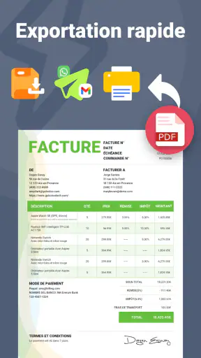 Facture - Invoice Maker Facile screenshot
