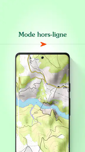 Iphigénie carte IGN hors ligne screenshot