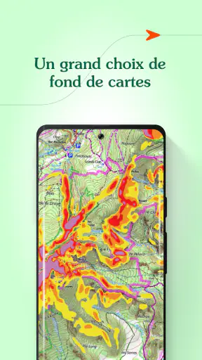 Iphigénie carte IGN hors ligne screenshot