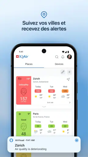 IQAir AirVisual | Qualité Air screenshot