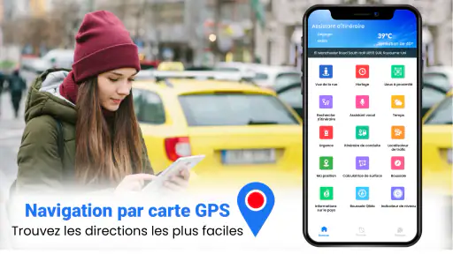 Itinéraire Carte La navigation screenshot