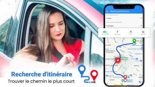 Itinéraire Carte La navigation screenshot