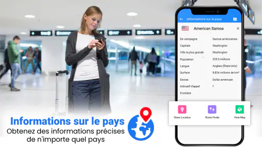 Itinéraire Carte La navigation screenshot