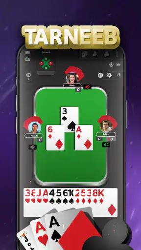 Jawaker Tarneeb, Hand & Trix screenshot
