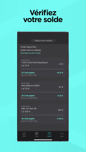 JD STATUS screenshot