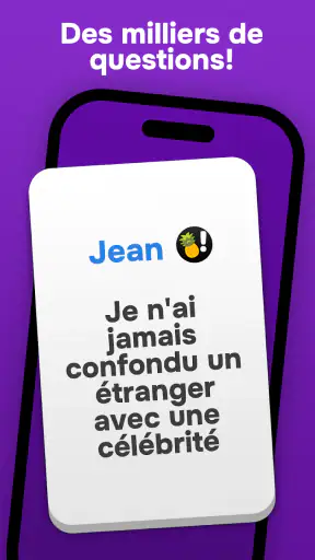 Je N'ai Jamais: Jeu de Soirée screenshot