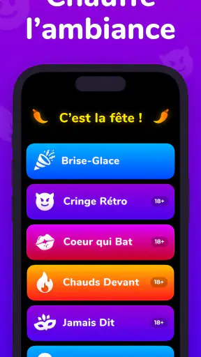 Je N'ai Jamais - Jeux Soiree screenshot