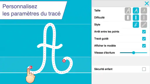 J'écris en cursive ! Ecole screenshot