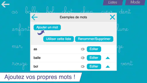 J'écris en cursive ! Ecole screenshot