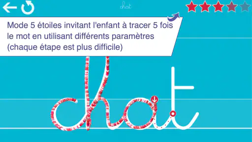 J'écris les lettres en cursive screenshot