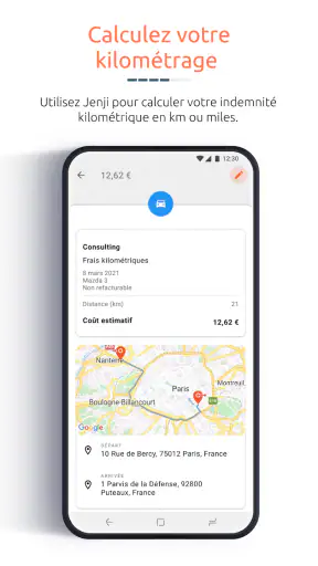 Jenji: notes de frais screenshot