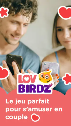 Jeu Couple & Quiz - LovBirdz screenshot