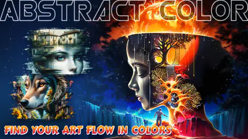 Jeu de coloriage abstrait screenshot