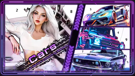 jeu de coloriage de voitures screenshot