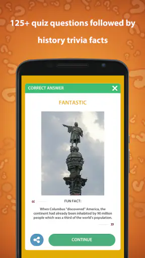 Jeu de quiz histoire screenshot