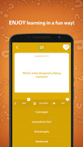Jeu de quiz histoire screenshot
