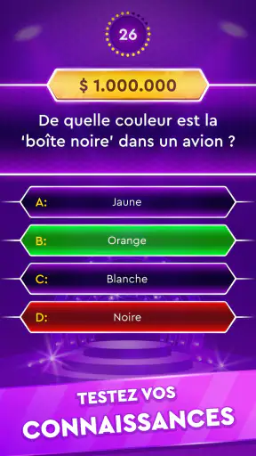 Jeu Trivia: Quiz Millionnaire screenshot