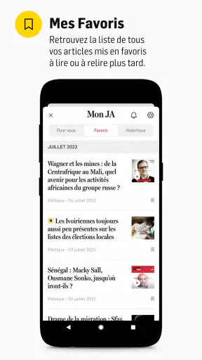 Jeune Afrique screenshot