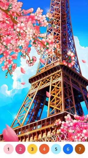 Jeux coloriage Paint by Number screenshot