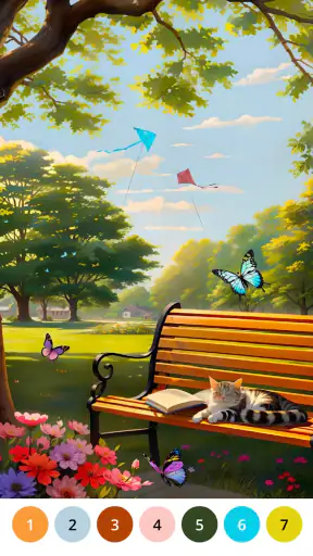 Jeux coloriage Paint by Number screenshot