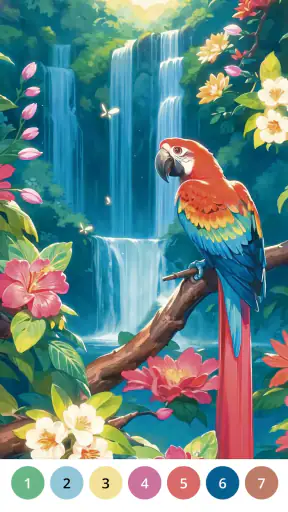 Jeux coloriage Paint by Number screenshot