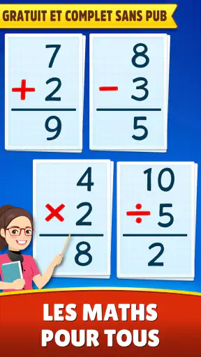 Jeux de math (français) screenshot