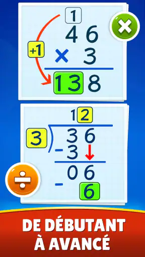 Jeux de math (français) screenshot