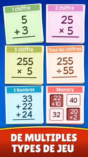 Jeux de math (français) screenshot