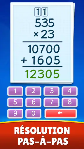 Jeux de math (français) screenshot