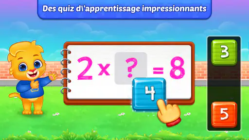 Jeux de multiplication enfants screenshot