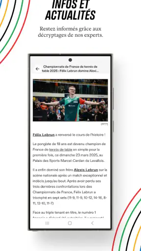 Jeux Olympiques : Sport & actu screenshot