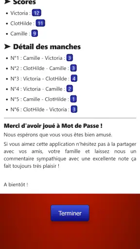 JeuxTV Mot de Passe - Pyramide screenshot