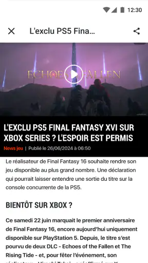 Jeuxvideo.com - PC et Consoles screenshot