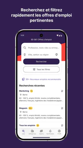 jobs.ch – Rechercher un emploi screenshot