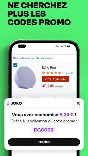 Joko | Cashback & code promo screenshot