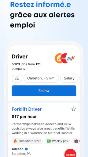 Jooble－Recherche D’emploi screenshot
