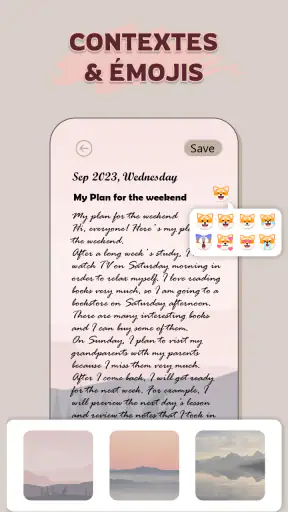 Journal Intime Avec Code screenshot