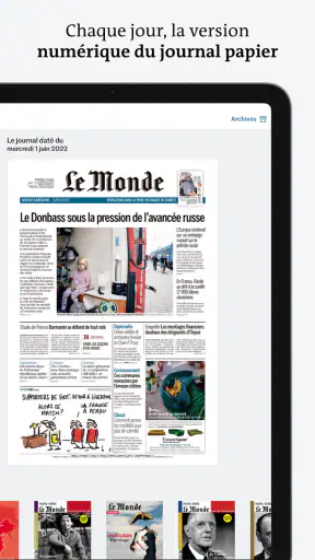Journal Le Monde screenshot