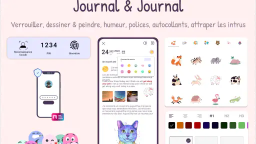 Journal Notes Avec Mot de Pass screenshot