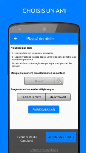 JuasApp-Canulars Téléphoniques screenshot