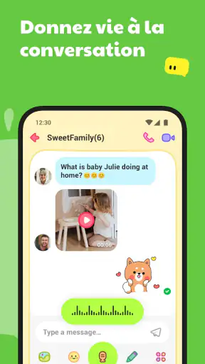 JusTalk Kids Messenger screenshot