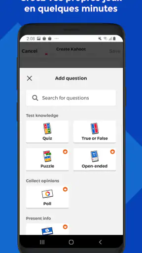 Kahoot! - Joue/crée des quiz screenshot