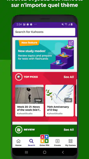 Kahoot! - Joue/crée des quiz screenshot