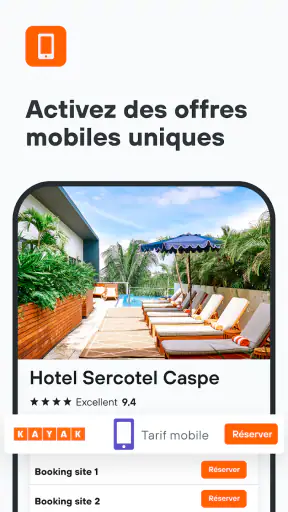 KAYAK : Vols, Hôtels, Voitures screenshot