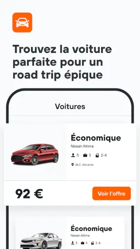 KAYAK : Vols, Hôtels, Voitures screenshot