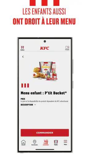 KFC France : Poulet & Burger screenshot