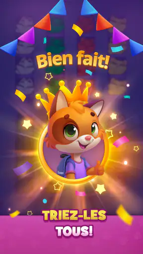 Kitty Sort: Twisted Tails screenshot