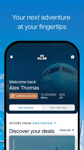 KLM - Réservez un vol screenshot