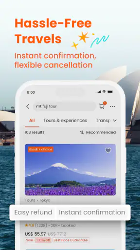 Klook screenshot