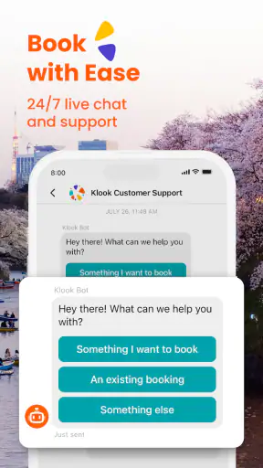 Klook screenshot